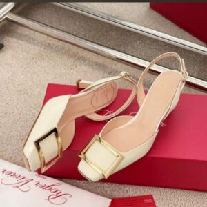 Roger Vivier Trompette Patent Leather Slingback Pumps