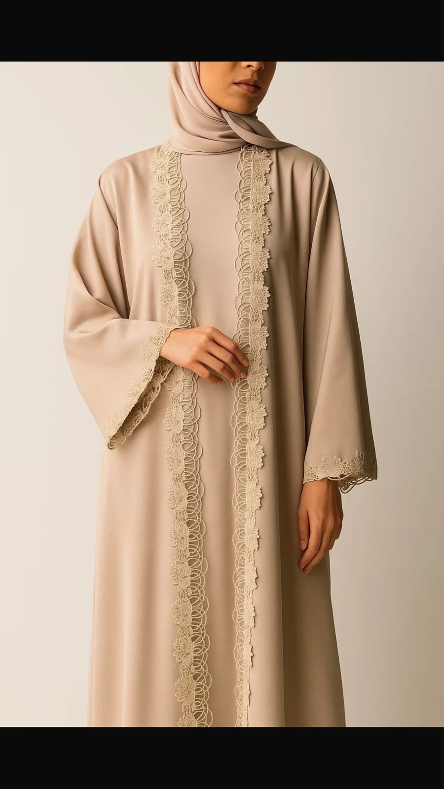 NIDA fabric Abaya